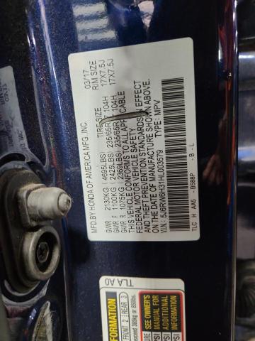 2017 HONDA CR-V LX #3282542881