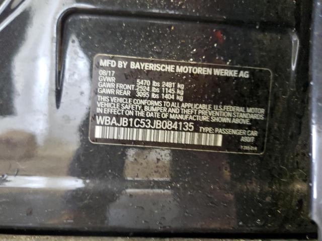 2018 BMW 530XE WBAJB1C53JB084135