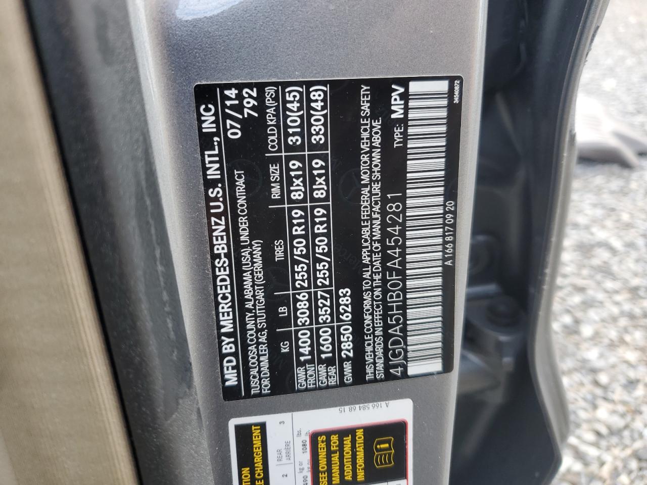 MERCEDES-BENZ M-CLASS 350 4MATIC