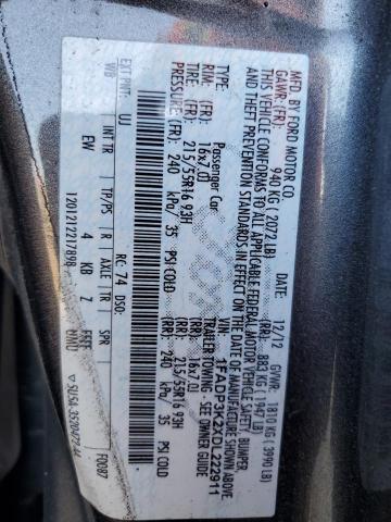 2013 FORD FOCUS SE - 1FADP3K2XDL222911