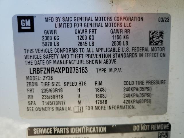 2023 BUICK ENVISION E - LRBFZNR4XPD075163