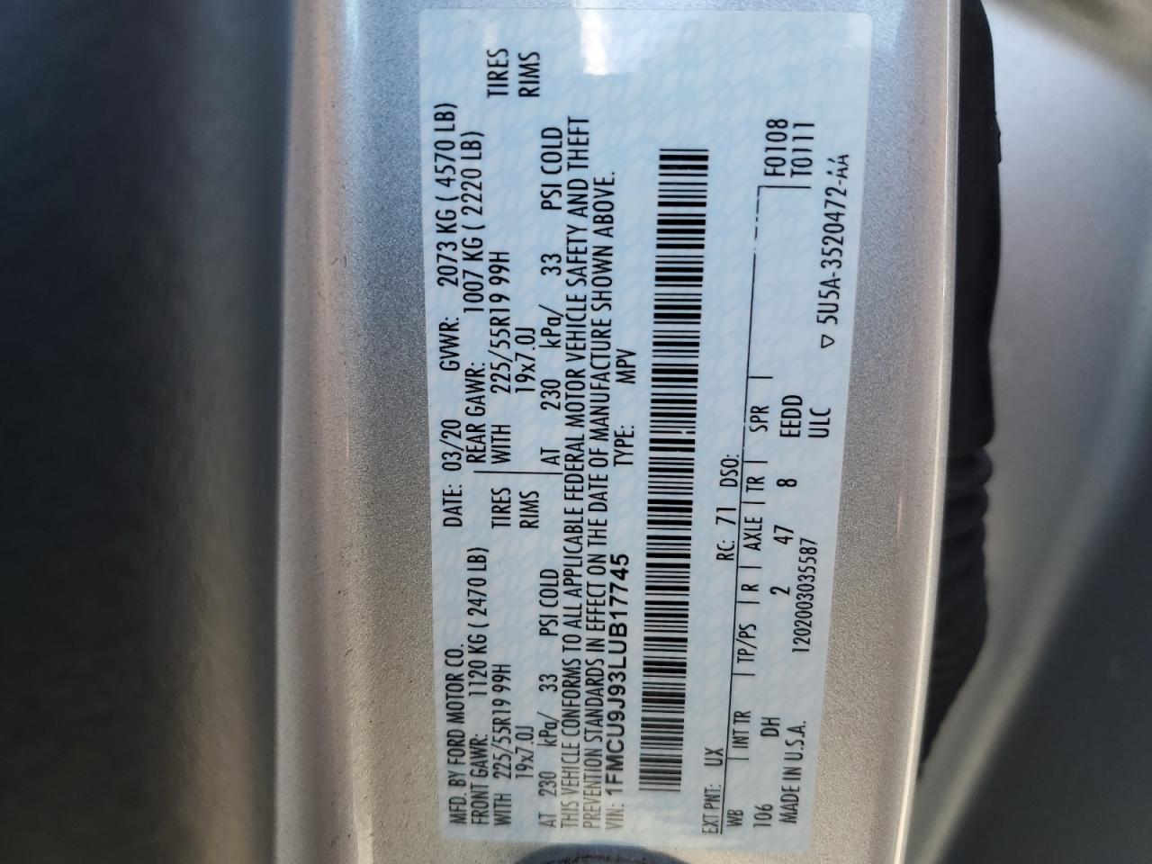 FORD ESCAPE TITANIUM