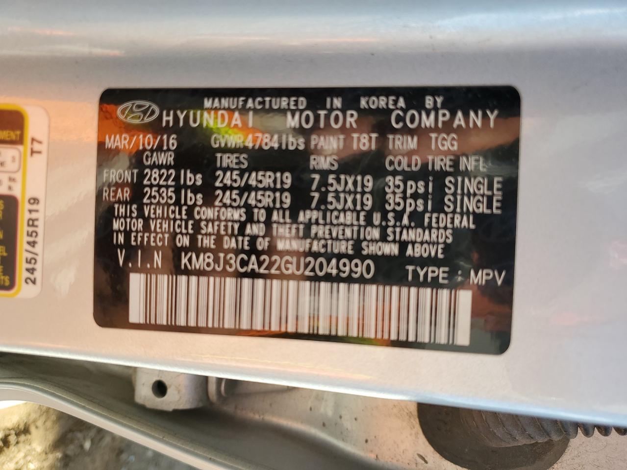 HYUNDAI TUCSON LIMITED