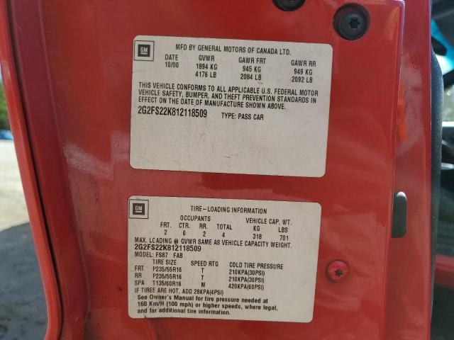 2001 PONTIAC FIREBIRD #3279473405