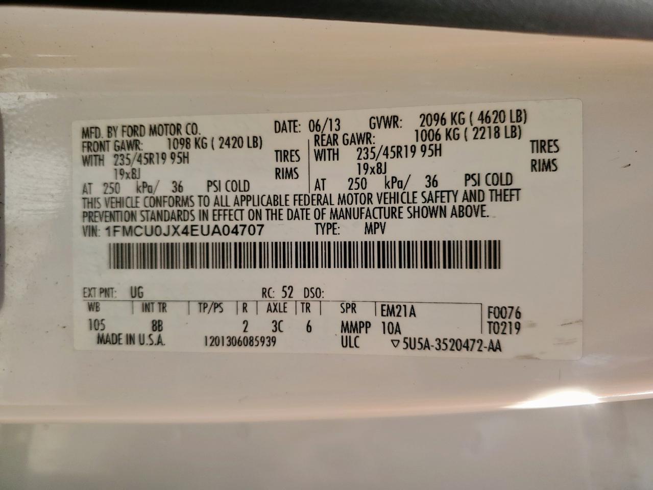 FORD ESCAPE TITANIUM