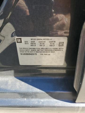 2013 CHEVROLET SONIC LT - 1G1JC6SG6D4230173