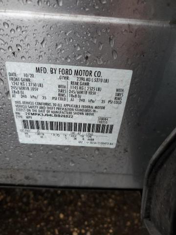 2020 FORD EDGE SEL - 2FMPK3J94LBB28022