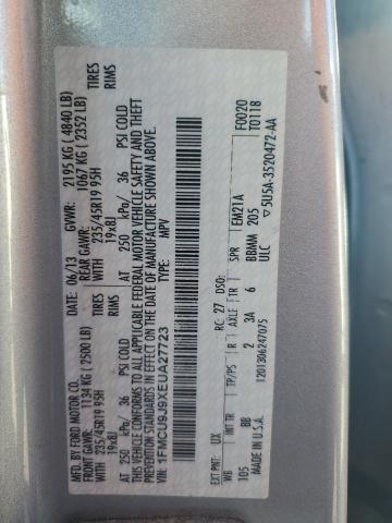 2014 FORD ESCAPE TIT - 1FMCU9J9XEUA27723