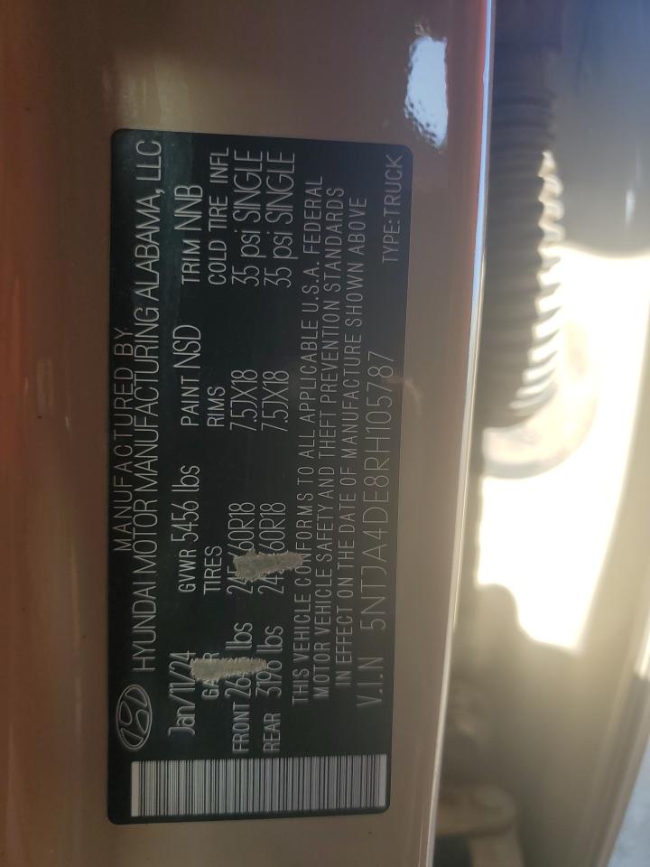 Lot #3316076221 2024 HYUNDAI SANTA CRUZ