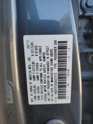 2012 HONDA ACCORD LX #3305461108