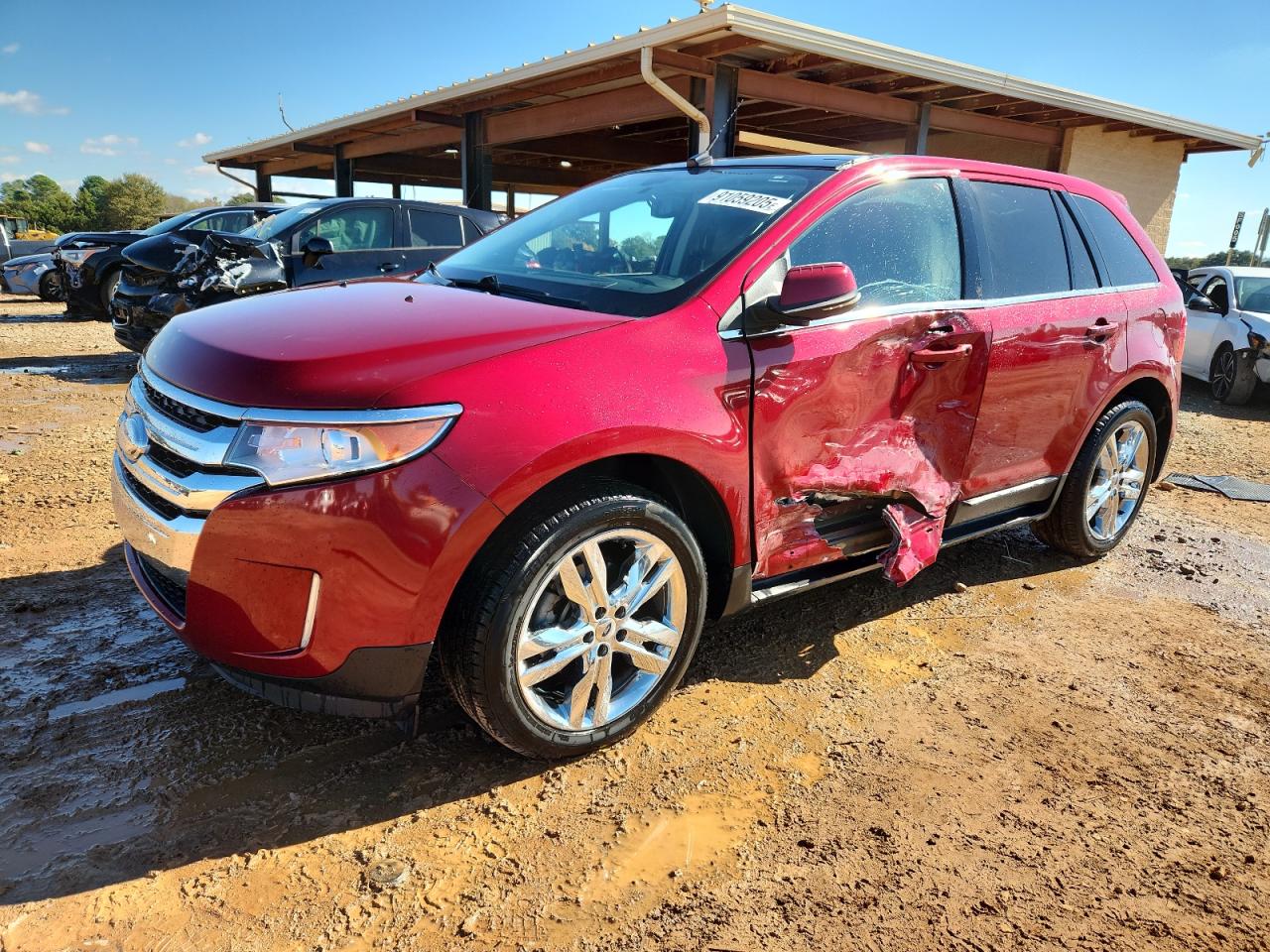 Lot #3282531897 2013 FORD EDGE LIMIT