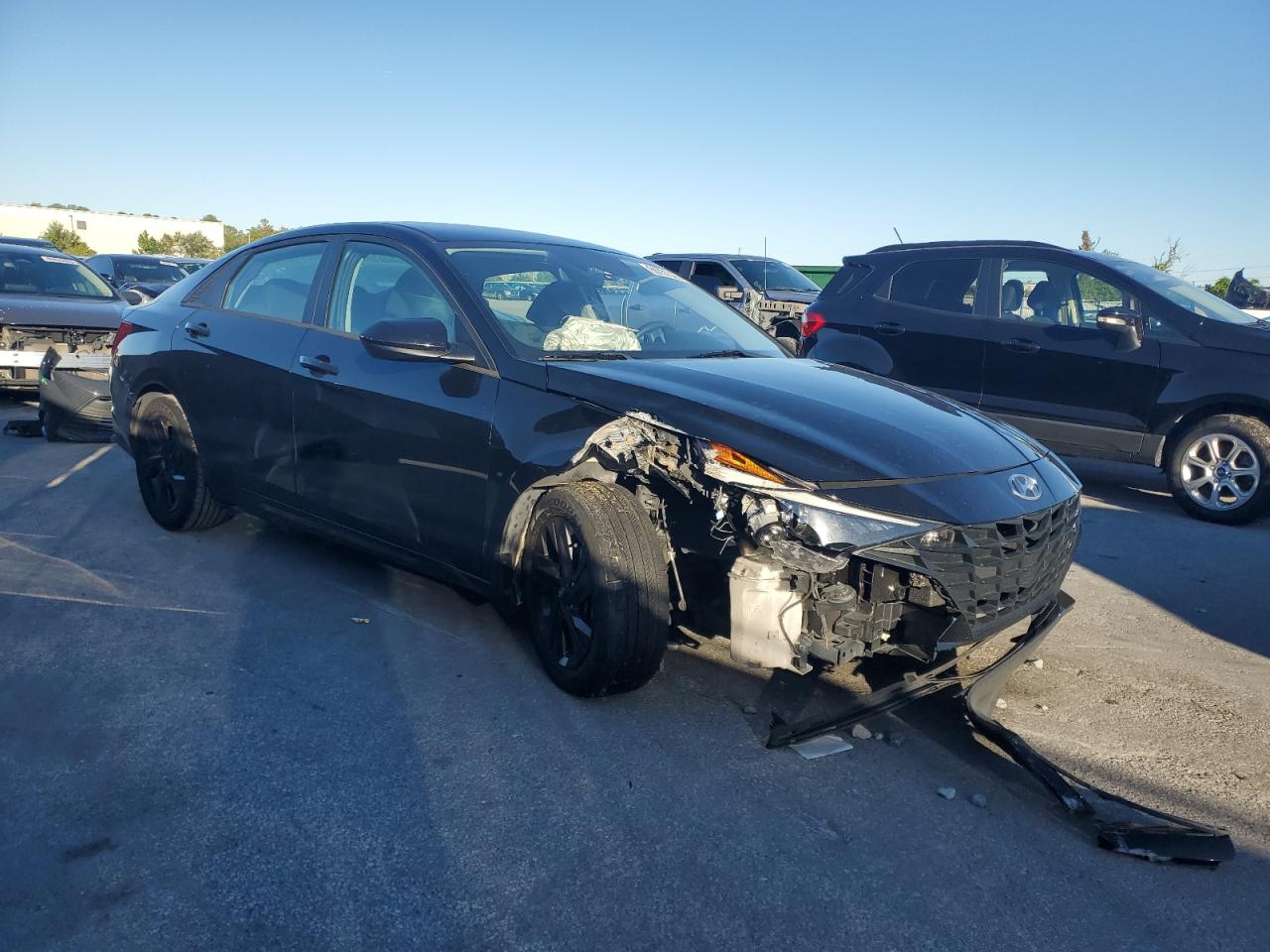 Lot #3315909084 2021 HYUNDAI ELANTRA SE