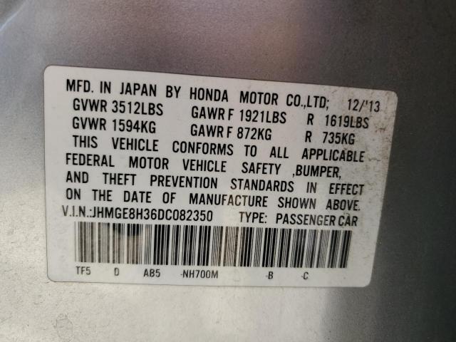 2013 HONDA FIT - JHMGE8H36DC082350