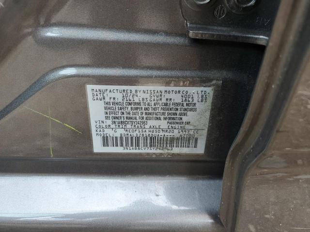 2025 NISSAN SENTRA SV 3N1AB8CV7SY242963