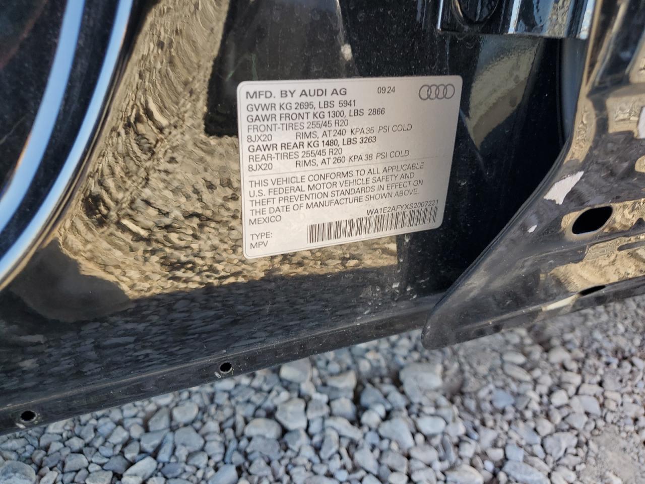 Lot #3303556037 2025 AUDI Q5 E PREMIUM PLUS 55