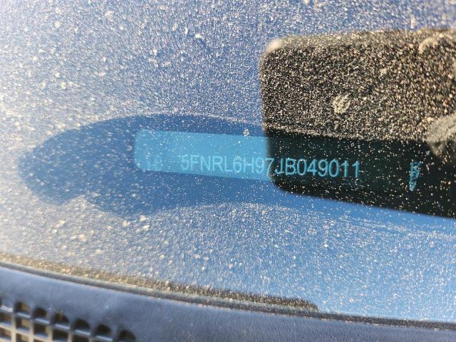 2018 HONDA ODYSSEY ELITE 5FNRL6H97JB049011