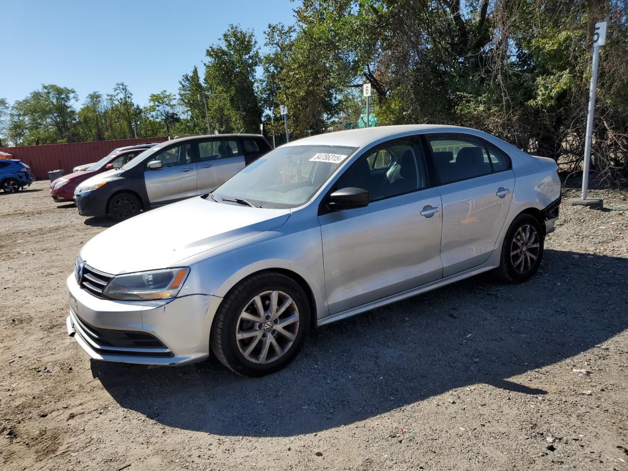 Lot #3302910075 2015 VOLKSWAGEN JETTA SE