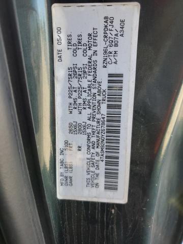 2000 TOYOTA TACOMA XTR #3304698930