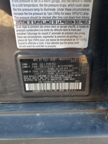 2011 SUBARU OUTBACK 2. - 4S4BRCGC7B3357382