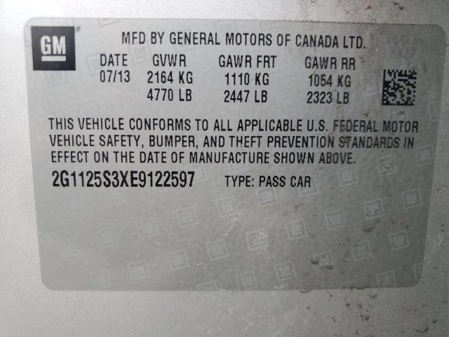 2014 CHEVROLET IMPALA LT - 2G1125S3XE9122597