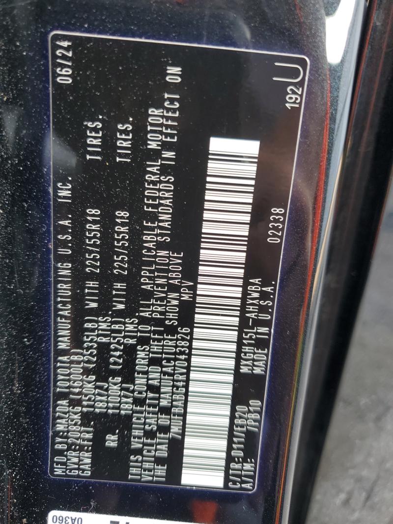 2024 TOYOTA COROLLA CR #3302978662