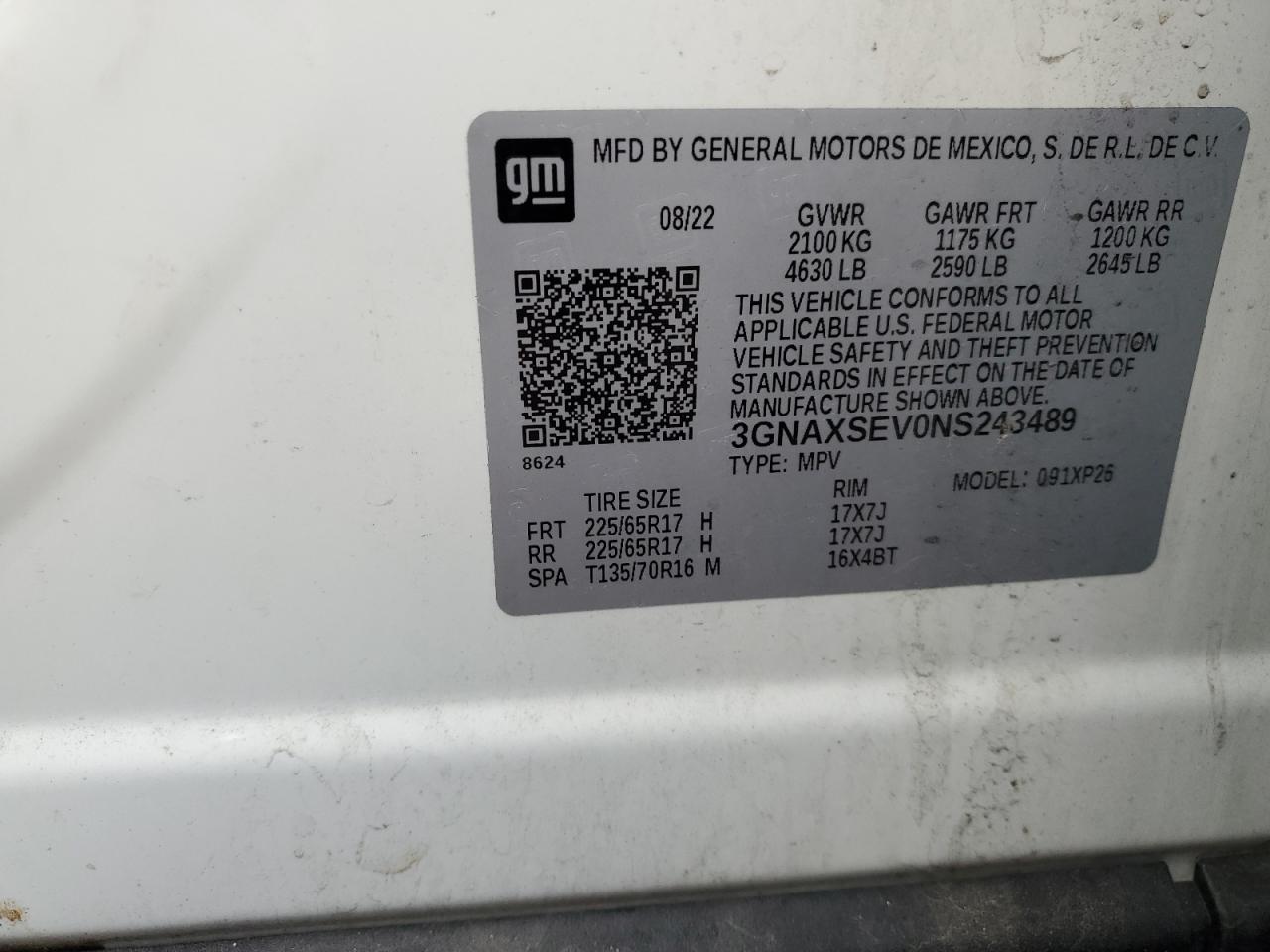 CHEVROLET EQUINOX LS