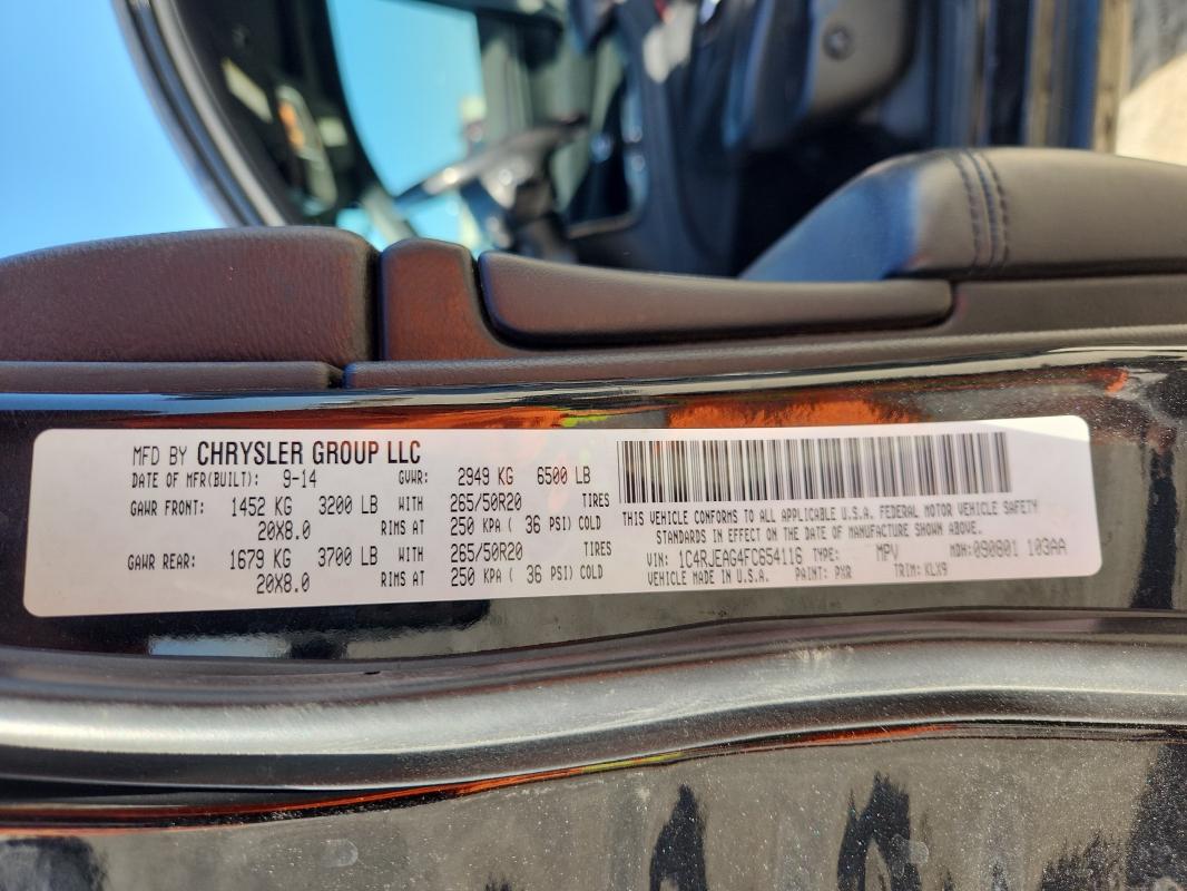 2015 JEEP GRAND CHEROKEE LAREDO - 1C4RJEAG4FC654116