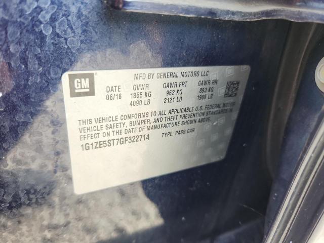 2016 CHEVROLET MALIBU LT - 1G1ZE5ST7GF322714