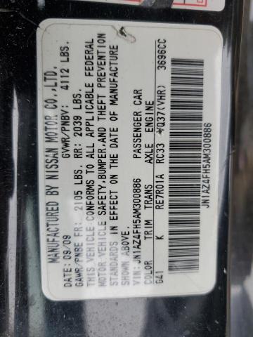 2010 NISSAN 370Z - JN1AZ4FH5AM300886