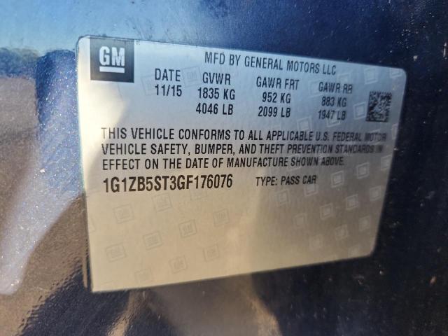 2016 CHEVROLET MALIBU LS 1G1ZB5ST3GF176076