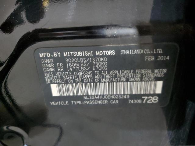 2014 MITSUBISHI MIRAGE ES #3316736398