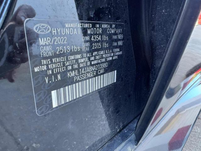 2022 HYUNDAI SONATA SEL KMHL14JA8NA213980