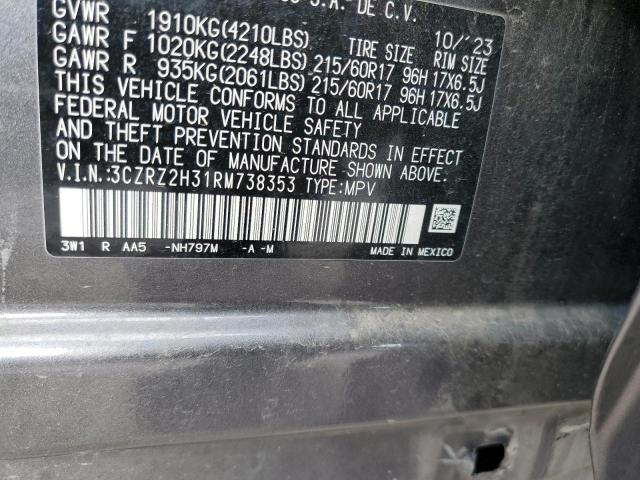 2024 HONDA HR-V LX - 3CZRZ2H31RM738353