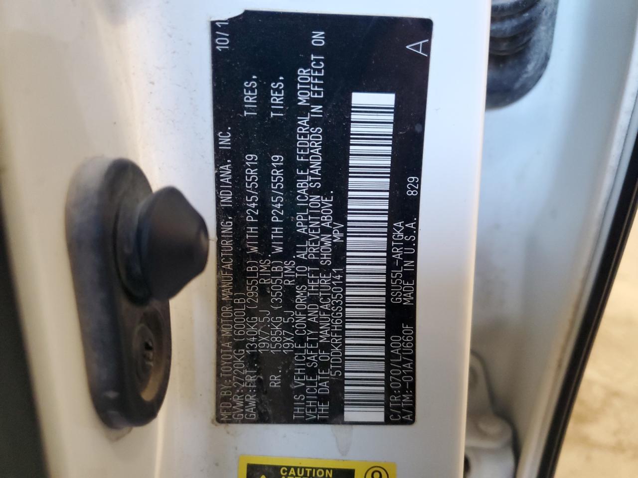 TOYOTA HIGHLANDER LIMITED