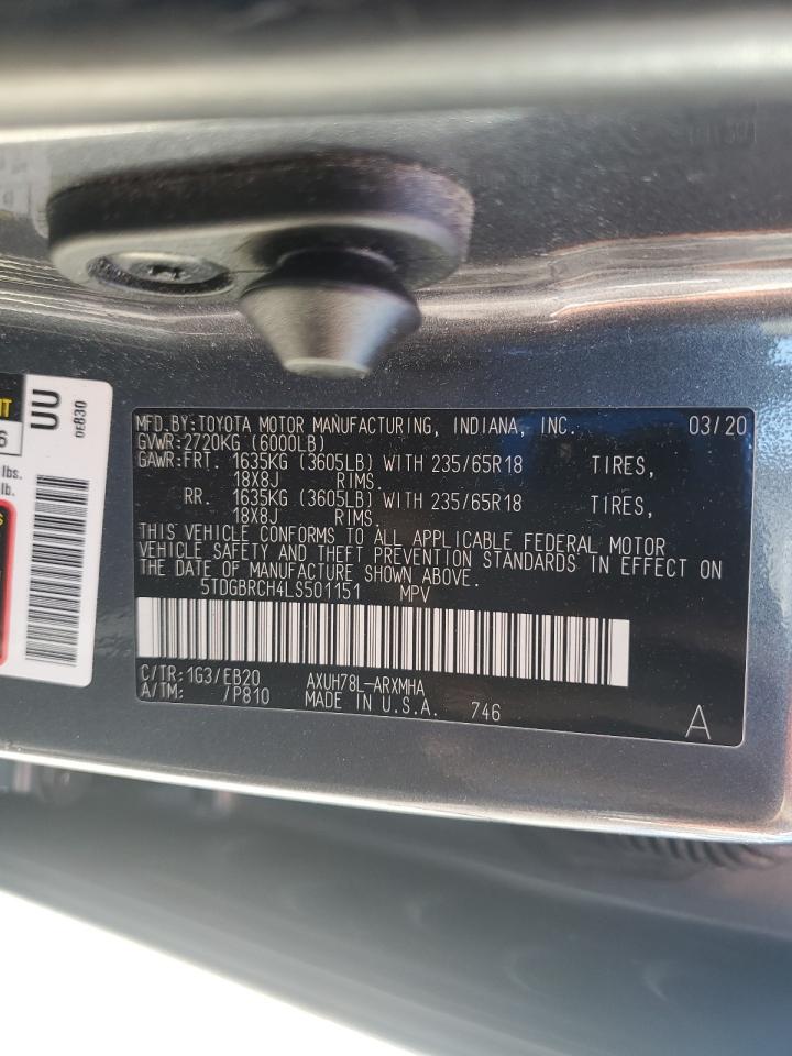 TOYOTA HIGHLANDER HYBRID XLE