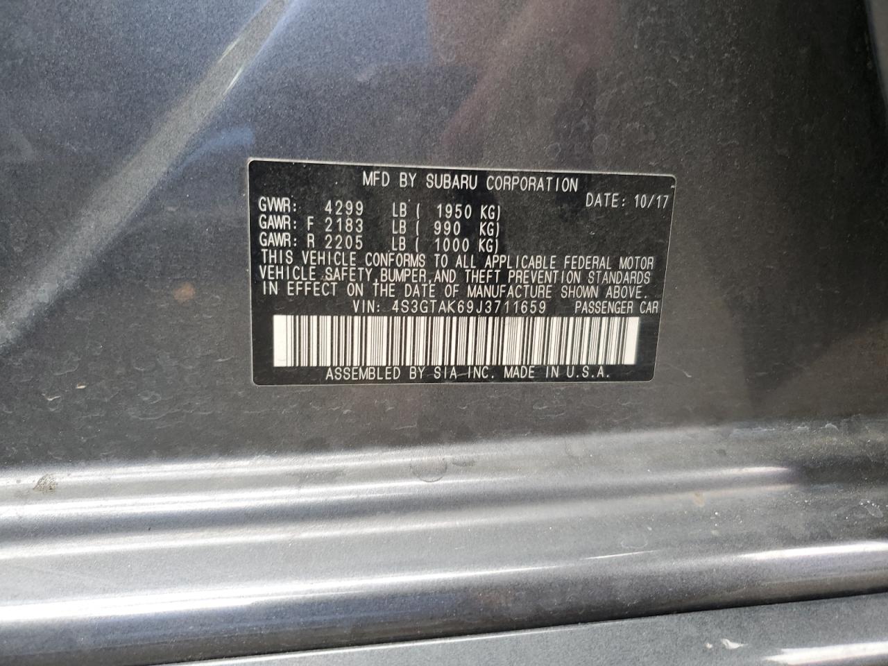 SUBARU IMPREZA SPORT