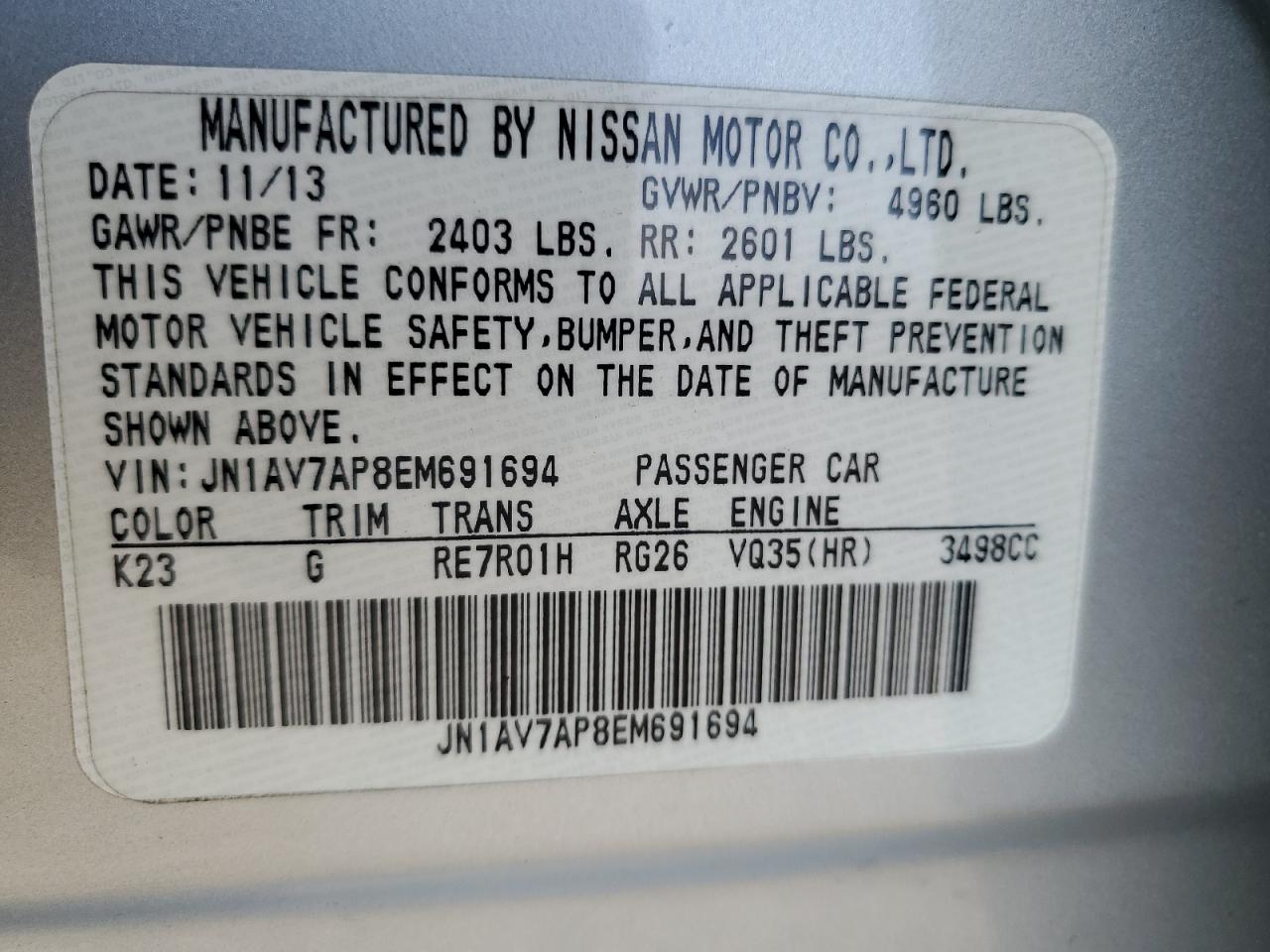 INFINITI Q50 HYBRID PREMIUM