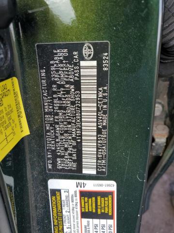 2011 TOYOTA CAMRY BASE - 4T1BF3EK8BU732953