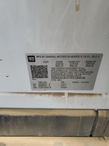 2024 CHEVROLET EQUINOX LT 3GNAXUEG7RS184539