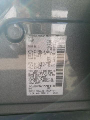 2019 NISSAN ROGUE S 5N1AT2MT1KC720318