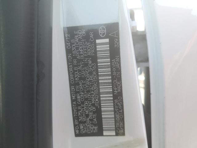 2012 TOYOTA PRIUS C - JTDKDTB39C1508763