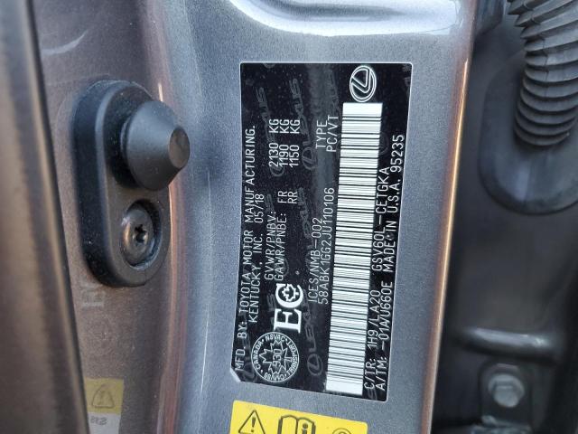 2018 LEXUS ES 350 - 58ABK1GG2JU110106