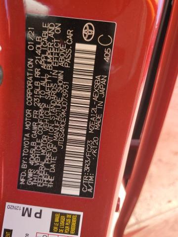 2021 TOYOTA COROLLA SE #3296984835