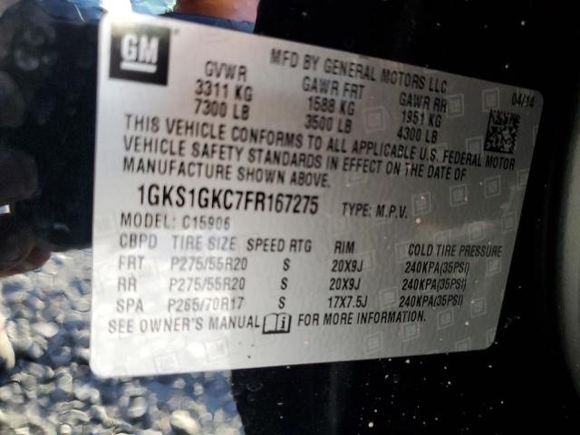 2015 GMC YUKON XL C #3290061276