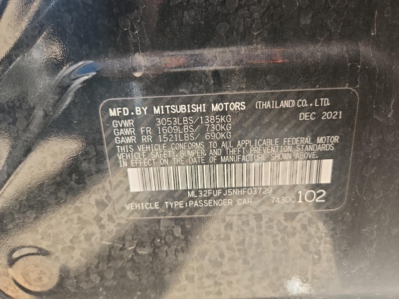 MITSUBISHI MIRAGE G4 ES