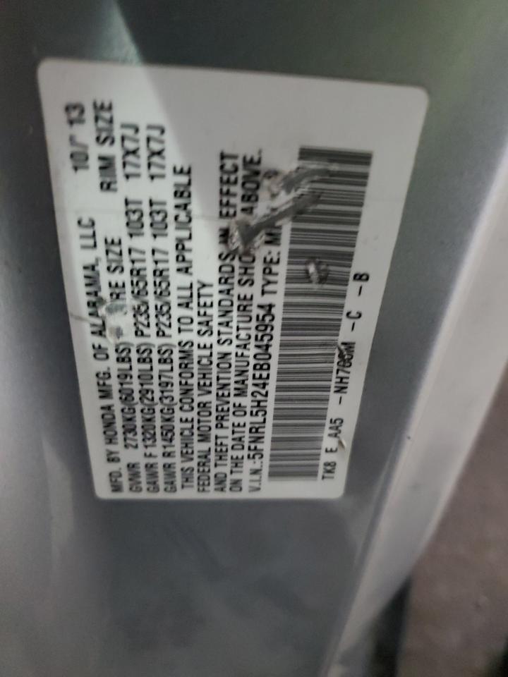 Lot #3284010858 2014 HONDA ODYSSEY LX