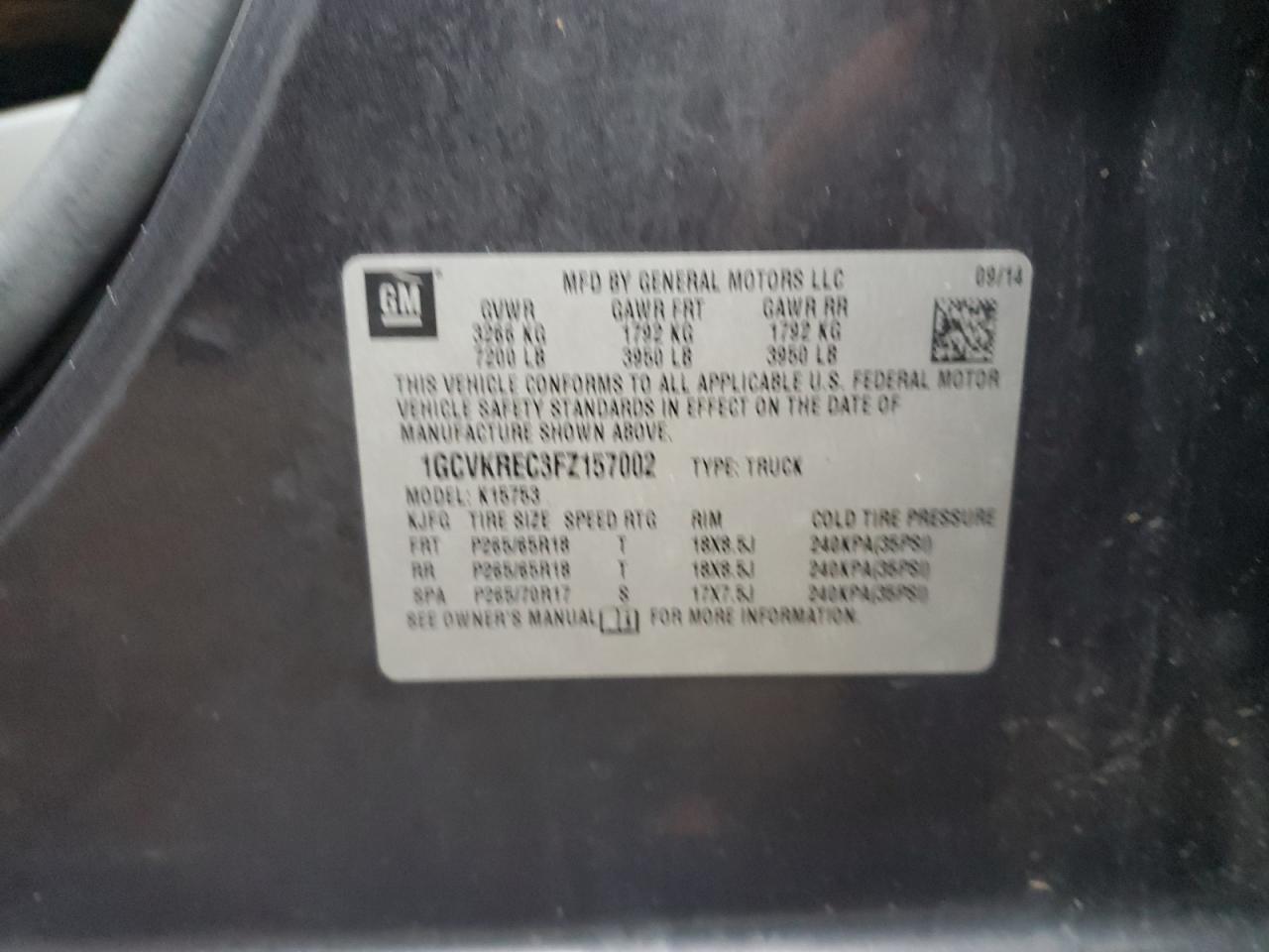 CHEVROLET SILVERADO K1500 LT