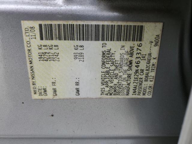 2009 NISSAN ALTIMA 2.5 #3274733824