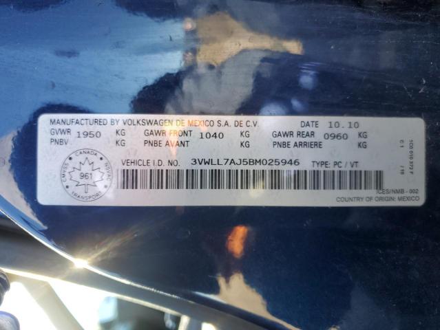 2011 VOLKSWAGEN JETTA TDI - 3VWLL7AJ5BM025946