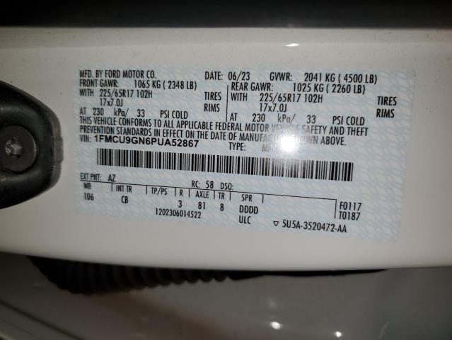 2023 FORD ESCAPE ACT #3292478700